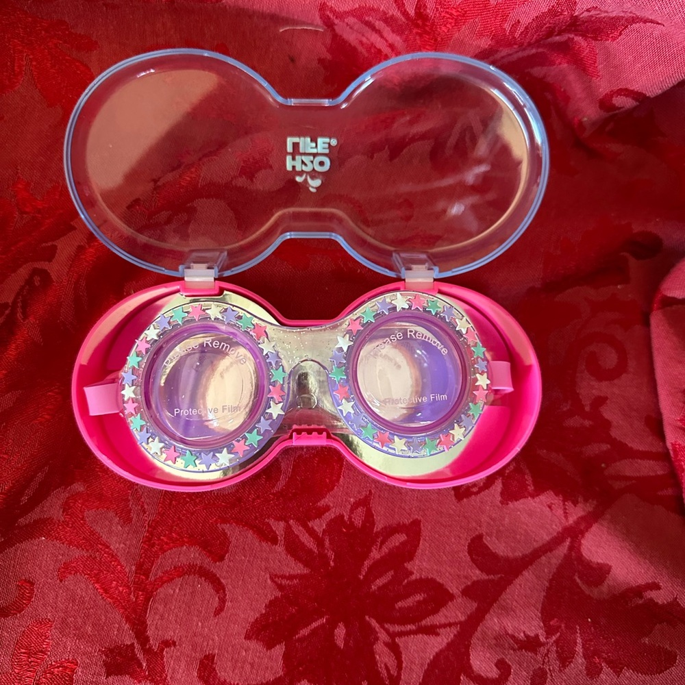 🌵 3/15 Colorful Star Goggles for Kids with case
( see description)